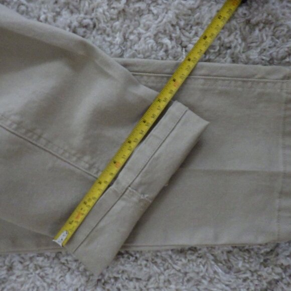 Caterpillar Women's Utility Workwear Jeans Pant Beige Stretch Straight Leg Sz 8 - Picture 12 of 14